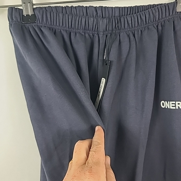 NWT Oner Active Women's Lightweight Joggers With Logo True Blue Sz S - Picture 4 of 7